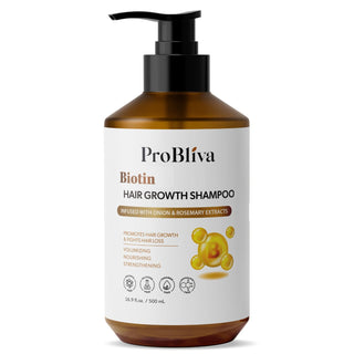 Biotin Hair Growth Shampoo for Thinning Hair in Adults 30+ – Strengthening Formula with Biotin & Rosemary – Reduces Shedding, Supports Fuller, Stronger Hair – Sulfate-Free, 16.9 fl oz