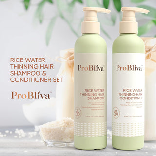 Rice Water Thinning Hair Shampoo & Conditioner