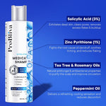 Medicated Anti-Fungal Shampoo - Extra Strength for Dandruff, Folliculitis, Psoriasis & Itchy Scalp