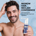 5% Minoxidil Hair Growth Treatment for Men - 2 fl oz - Made in USA