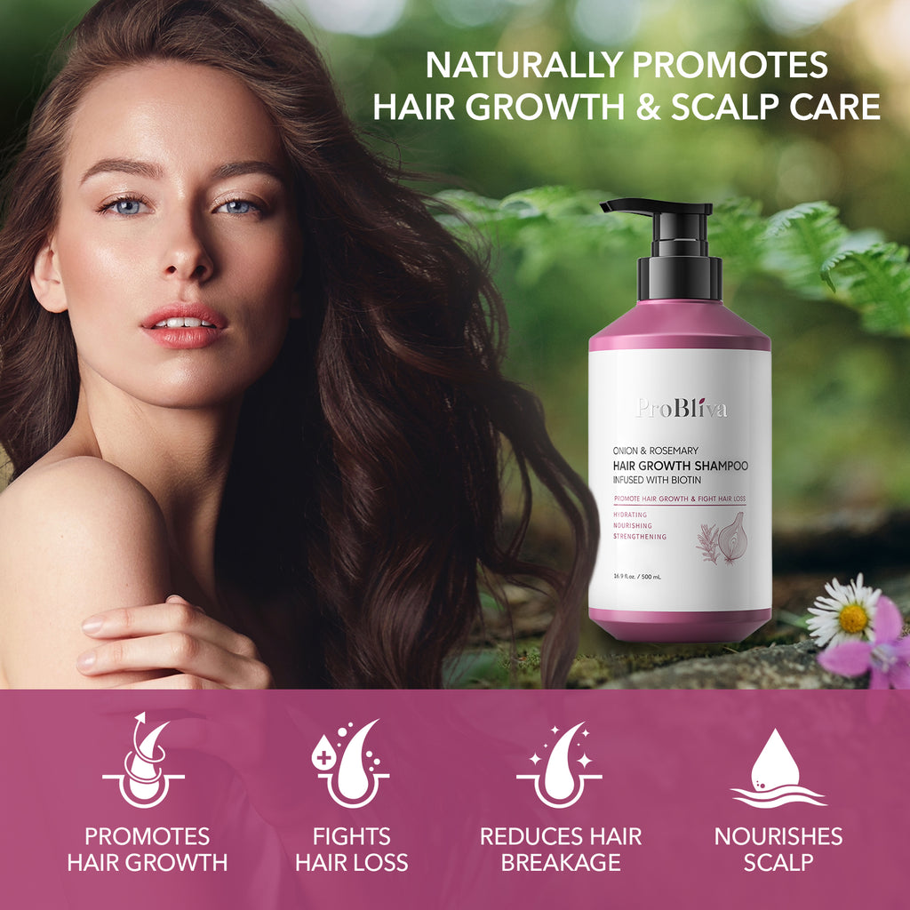 Onion biotin rosemary shampoo probliva