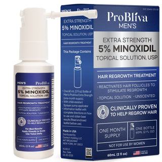 5% Minoxidil Hair Growth Treatment for Men - 2 fl oz - Made in USA