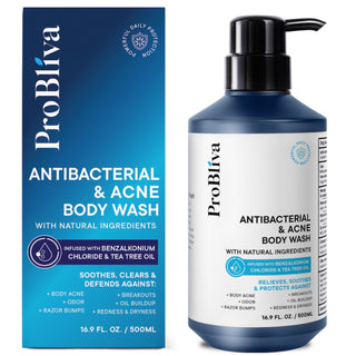 ProBliva Antibacterial & Acne Body Wash Treatment